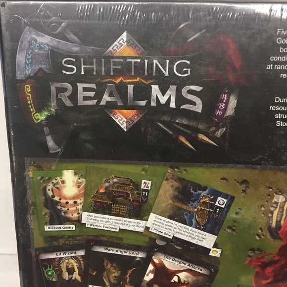 Board game Shifting Realms By Soaring Rhino Fantasy Goblin Pirate New sealed - Picture 5 of 15